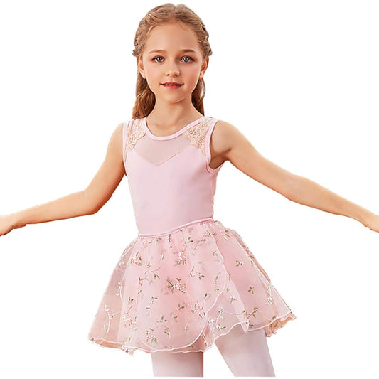 Manana ma27 Silkily Manana Leotard Ballet Children's Skirt Dress Lace Snap Costume Kids Junior Girls