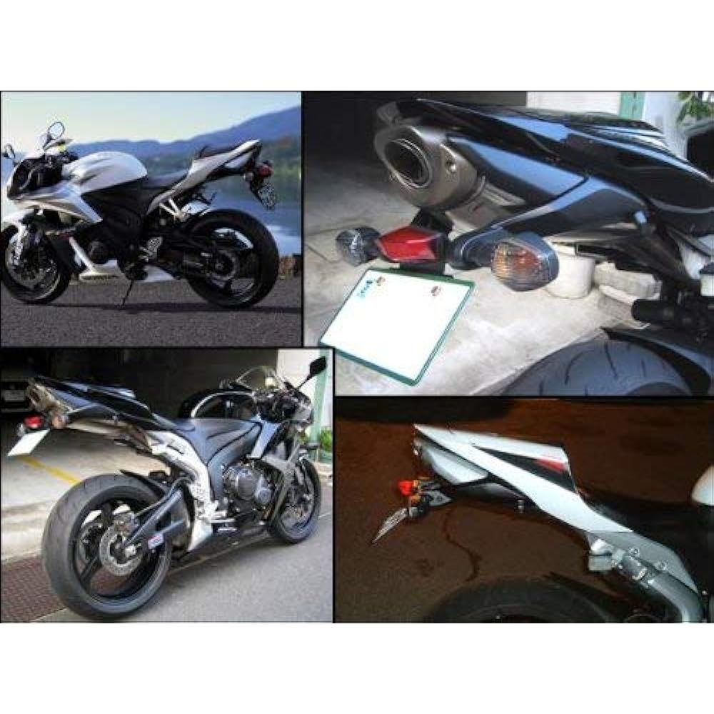 PINKFACTORY CBR600RR (07-12) Smoke Lens LED Tail Fenderless Kit