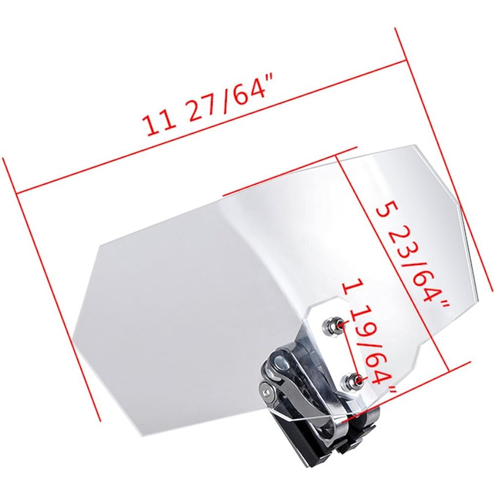Universal Motorcycle Adjustable Expansion Deflector Floor General Spoiler