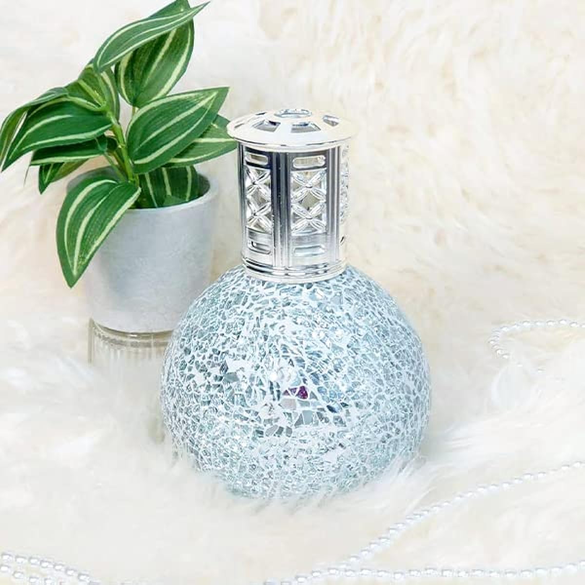 Yume LINE Fragrance Lamp Sky Silver
