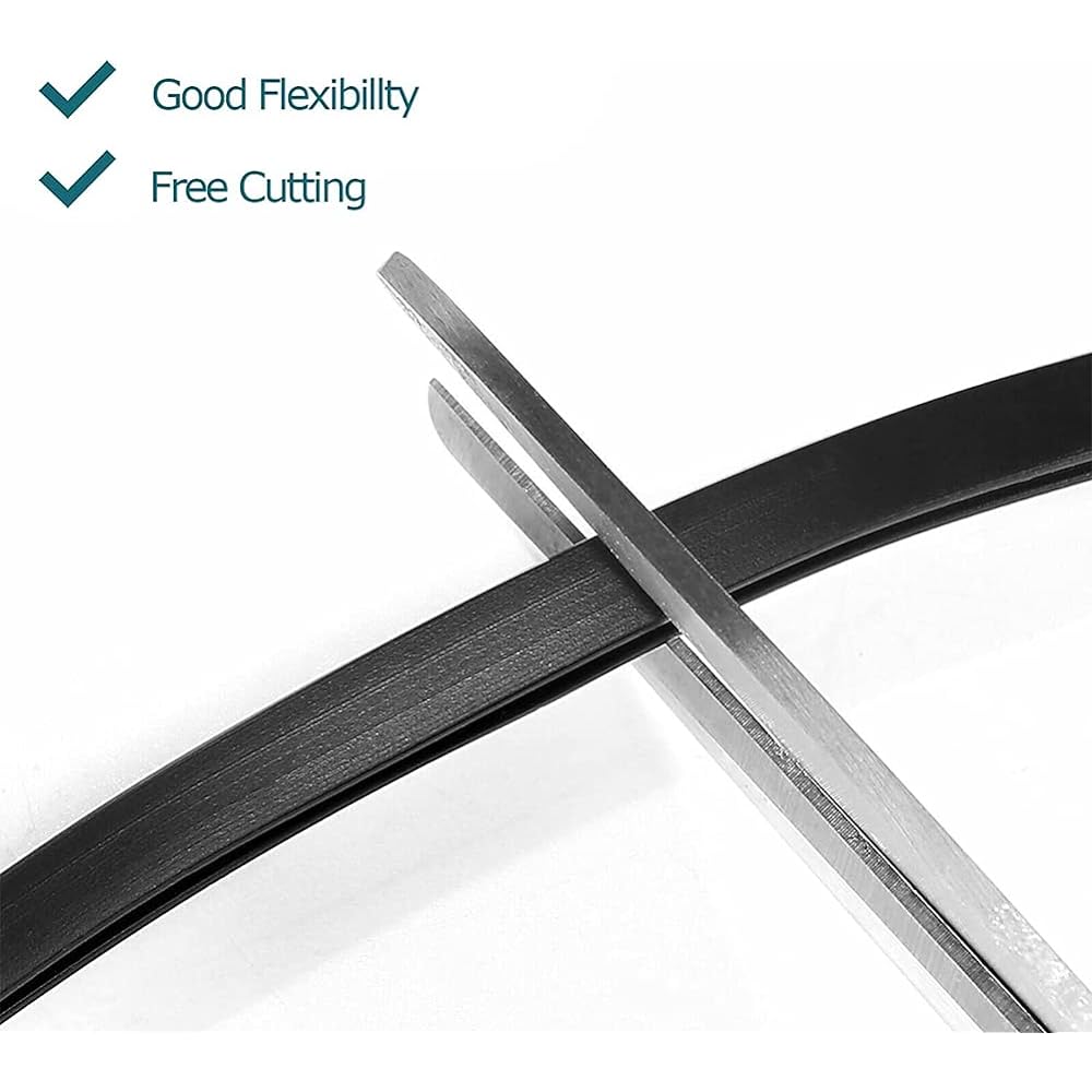 TintVent Rubber Edge Trim Black U Channel PVC Plastic Seal Metal Edge Protector 0.15 inch 26 feet (315 inches)