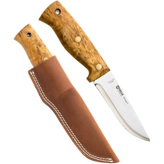 Helle Knife Temagami 14C28N Semi-Full Tang Camping Knife Outdoor Knife Temagami 14C28N