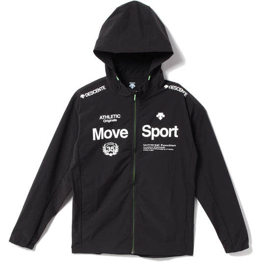 [DESCENTE] Warm-up Jacket Training Hooded Jacket Water Repellent Lightweight Stretch UV Protection UPF50+MOVESPORT Men's