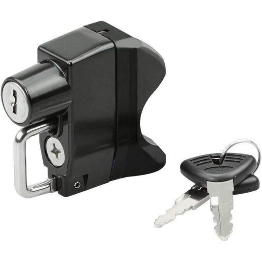 Kijima Motorcycle Bike Parts Helmet Lock Universal Lever Holder Type Compatible with Harley-Davidson Steel Black Finish HD-05149