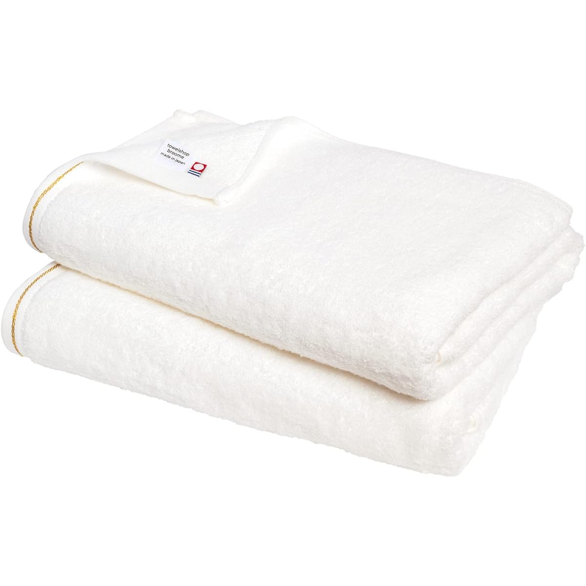Bloom Imabari Towel Brianne Bath Towel Set of 2 Hotel Type Thick Made in Japan