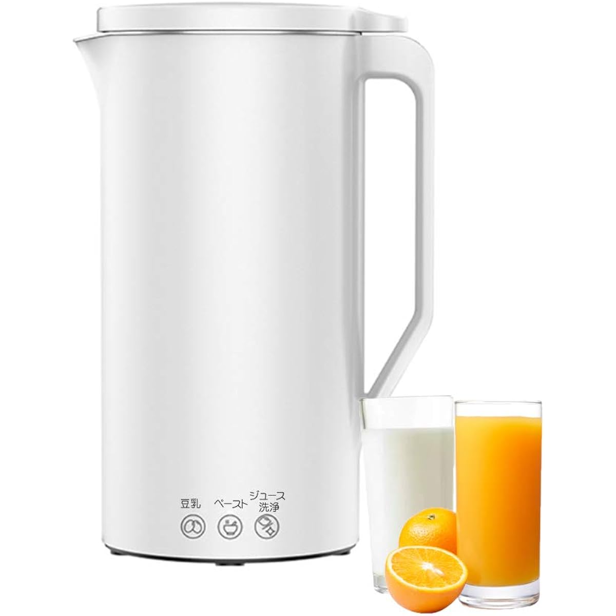 Soy Milk Maker Cold 500ml/Heat 350ml Okara Omoyu Rice Porridge Multigrain Rice Baby Food Fruits Vegetables Mixer Juicer 3 Modes Make Soy Milk in 25 Minutes Nutrition Replenishment No Filtering No Residue No Dried Beans Can Be Used for 1-2 People