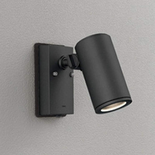 Orderic LED integrated spotlight COB type, rainproof, JDR75W equivalent, bulb color, wide light distribution, with human sensor, black OG254549P1