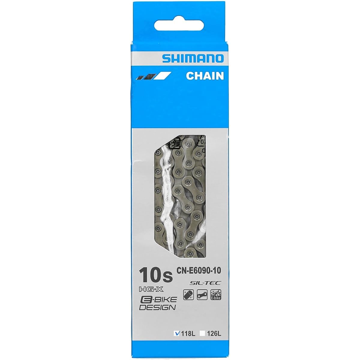 SHIMANO Chain (10 speed) CN-E6090 10S 118L (for STEPS) ICNE609010118I