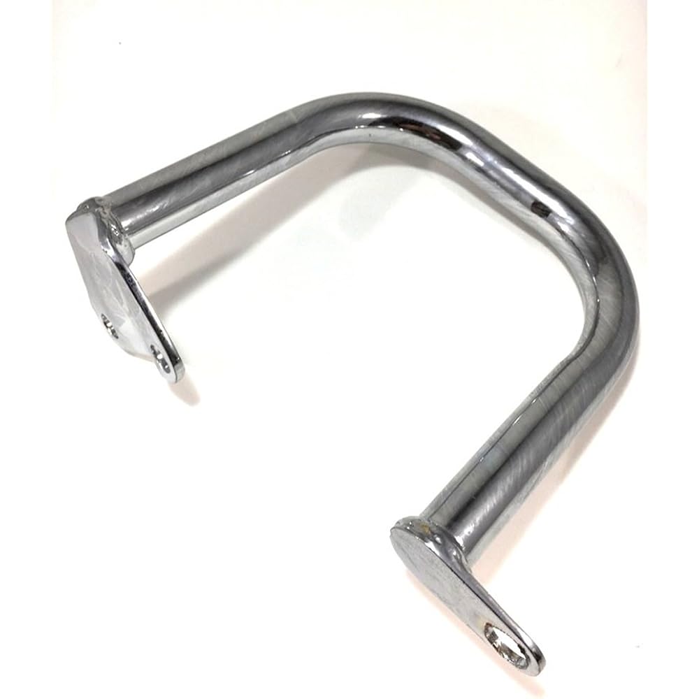 Kawasaki Engine Guard Left and Right Set Silver Plated D Tracker KLX250 250SB etc. Custom Parts External Product