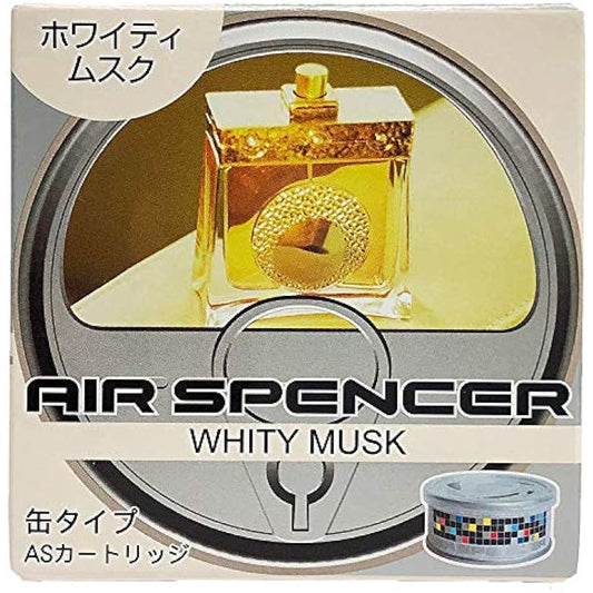 Eikosha Car Air Freshener Air Spencer Cartridge Set of 10 Stand-up White Mask 40g x 10 A43-10