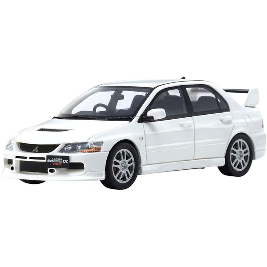 Kyosho Original 1/43 Mitsubishi Lancer Evolution IX MR White Finished Product KSR43111W