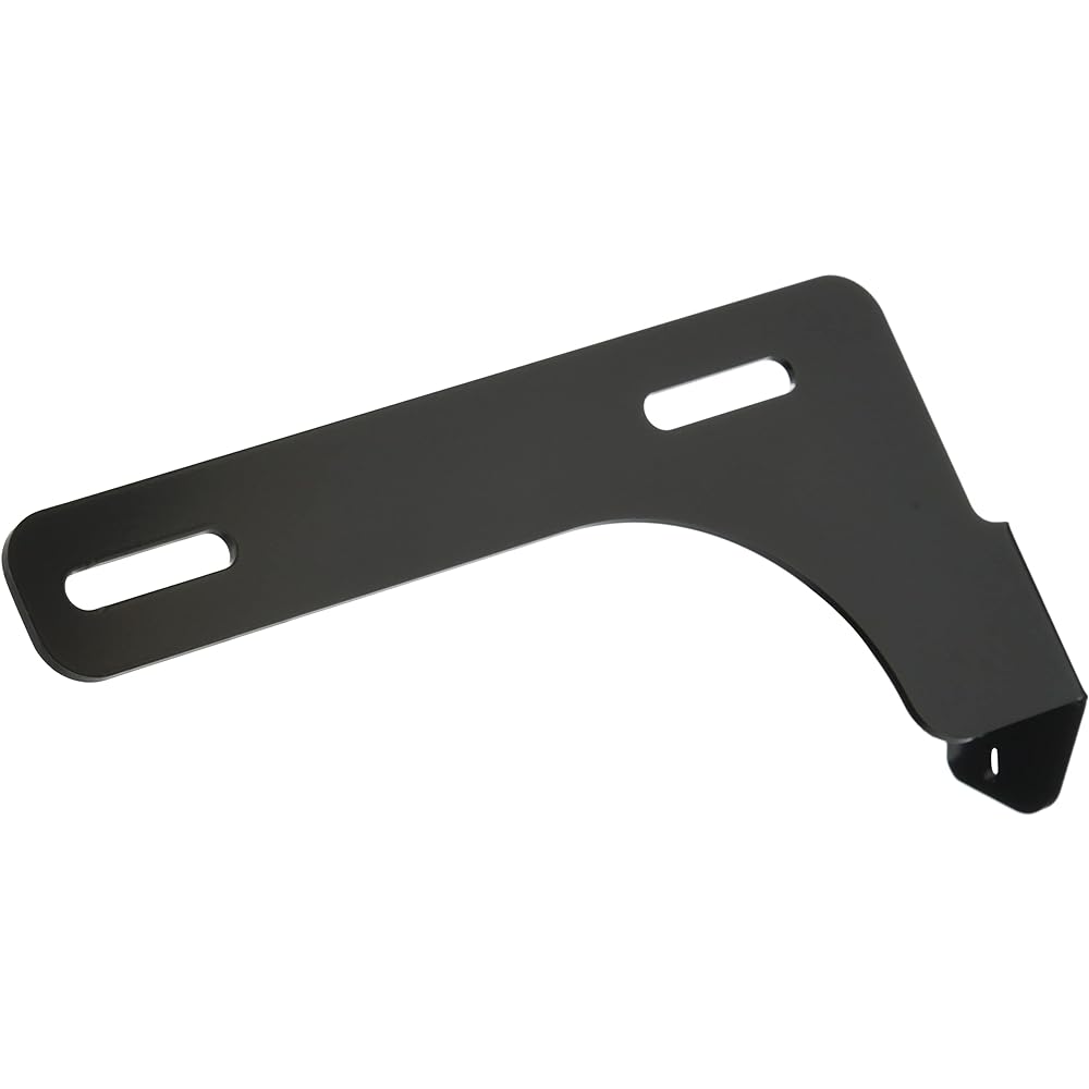 Kijima Motorcycle Bike Parts Camera Stay for Drive Recorder Rear Camera Number Side Mount Type Fenderless Compatible Black 304-5190