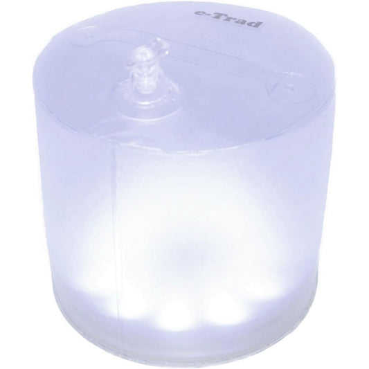 [e-Trad] Ultra Light Air Lantern LED Light Solar Charging Translucent Type Diameter 12.5cm Foldable LANTH-021