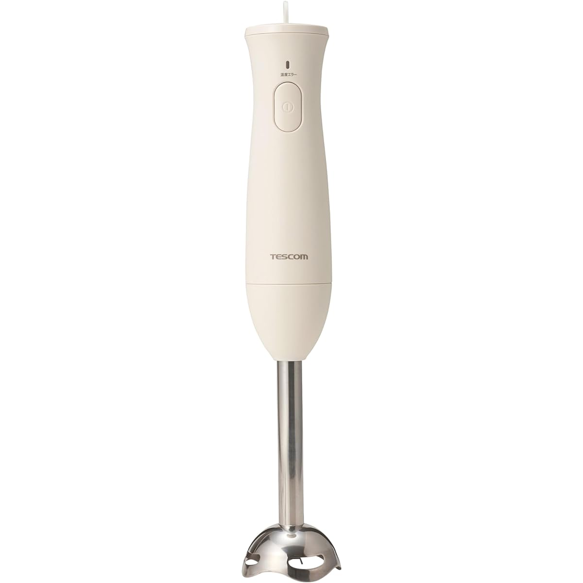 Tescom Hand Blender Hand Mixer <Crush, Mix, Chop, Grate, Whisk> Dishwasher Safe, Rake Plug, Recipe Book Included, Baby Food, Metal, Genuine Product TBL30A-W