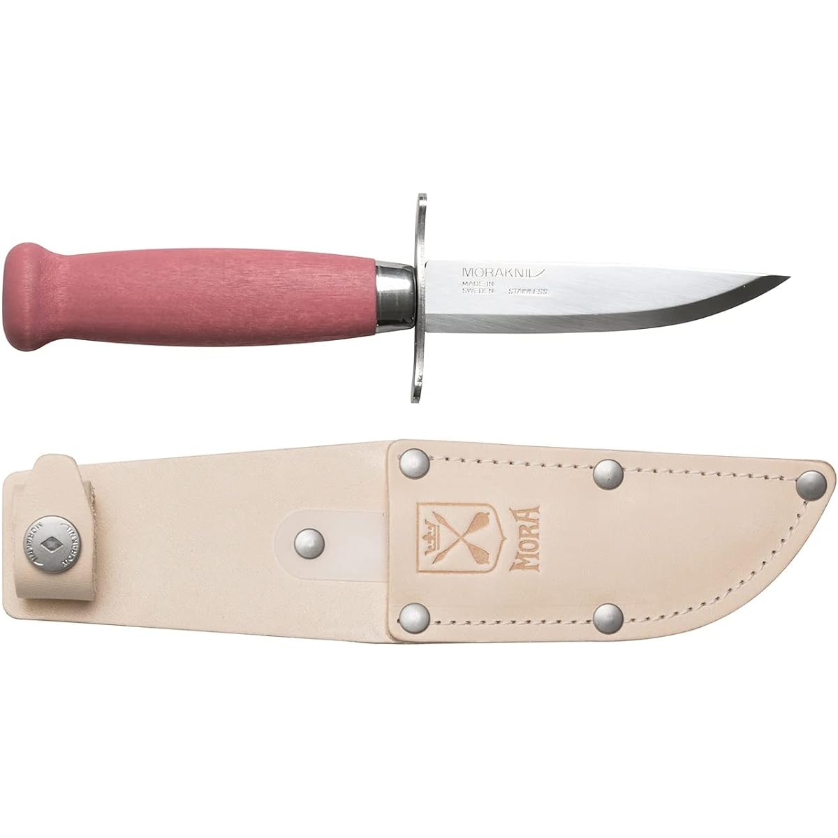 Morakniv Scout 39 Stainless Steel Kids Knife (Lingonberry)