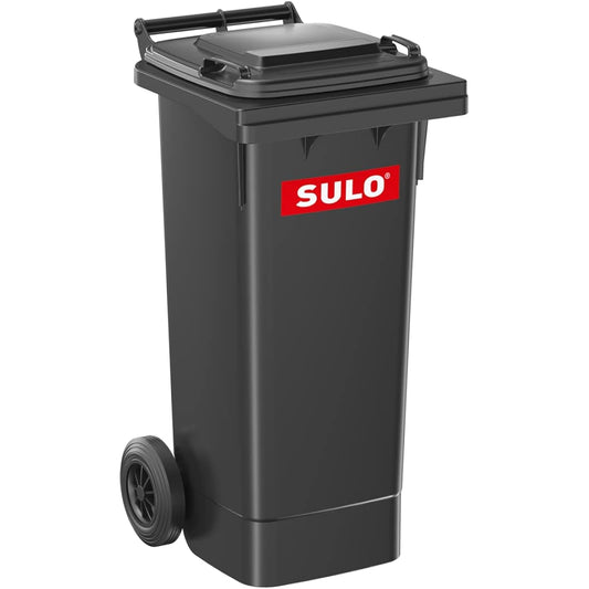 [Regular Imported Product] Made in Germany Trash Can (Dust Box) SULO 80L Gray (Equipped with Rubber Casters)