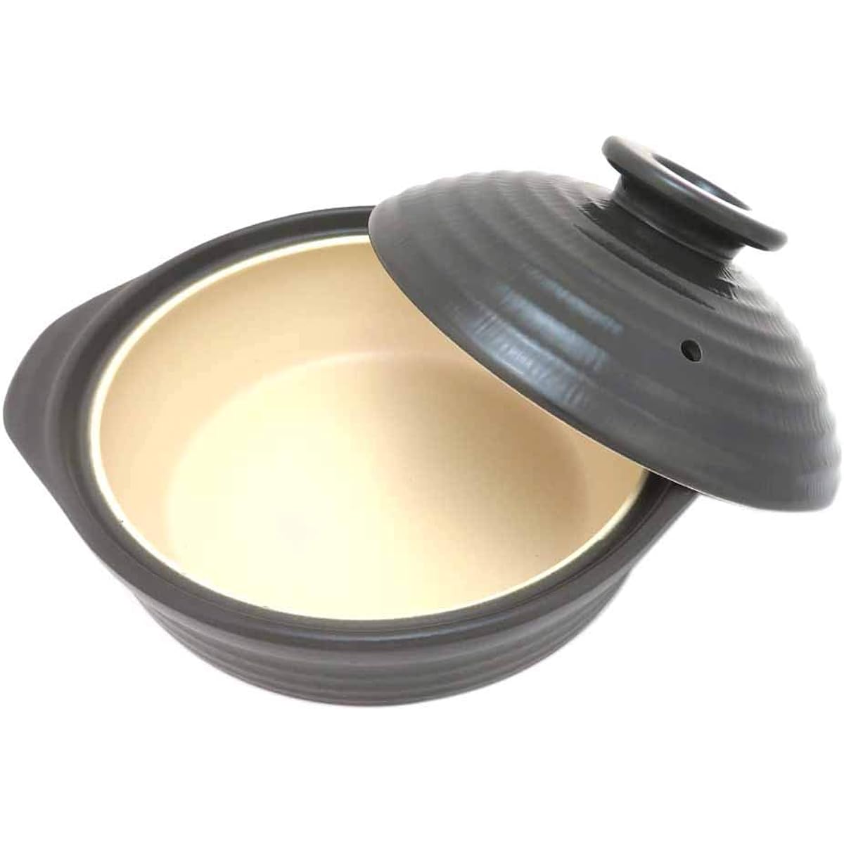 MIYAWO Thermatech IH Earthen Pot Black No. 10 ME107