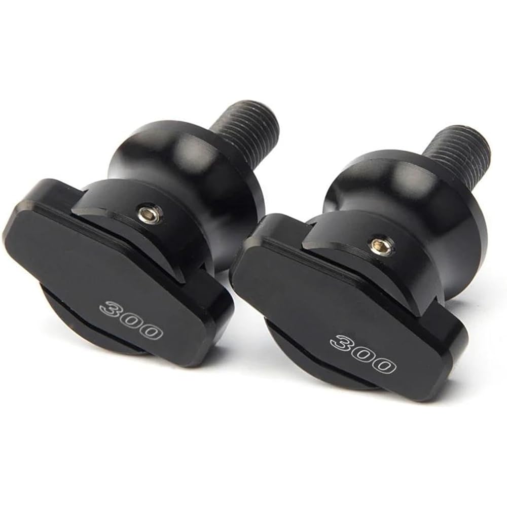 Motorcycle Swing Arm Spool 10mm Motorcycle Swing Arm Spool Slider For NINJA300 Ninja300 Ninja 300 (Color: Black)