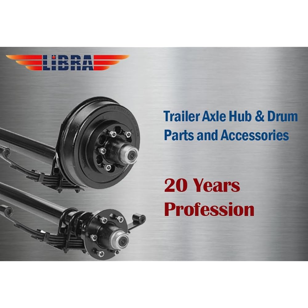 LIBRA 12 x 2 Mobile Home Trailer Brake Drum Kit 8-222-04-22021K