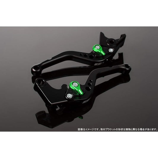 SSK Adjust Lever Standard Short Lever Color: Matte Titanium Adjuster Color: Matte Green