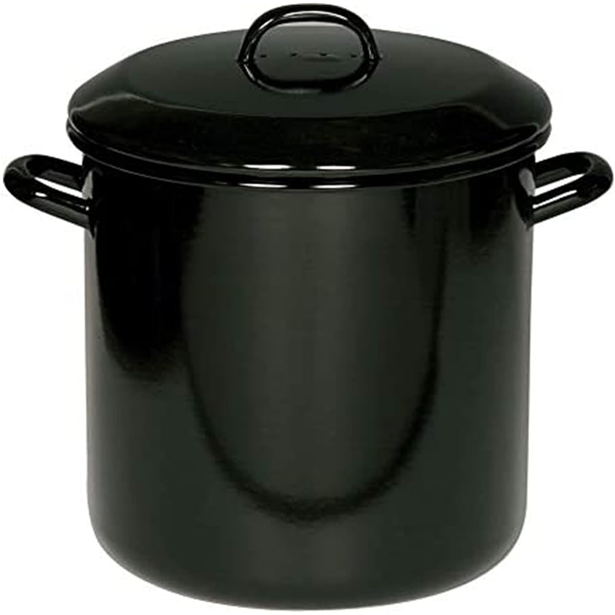 RIESS Mug Schwartz 1kg Stock Pot m.Deckel 30cm 20L 0352-006