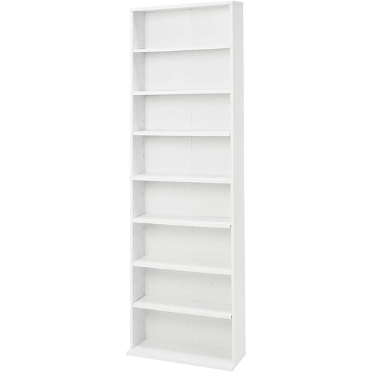 Hagiwara Bookshelf Bookshelf Book Storage Large Capacity [Large Storage of Everything] Comic Rack Paperback Bookshelf Bookshelf Width 60cm White RCC-1177WH