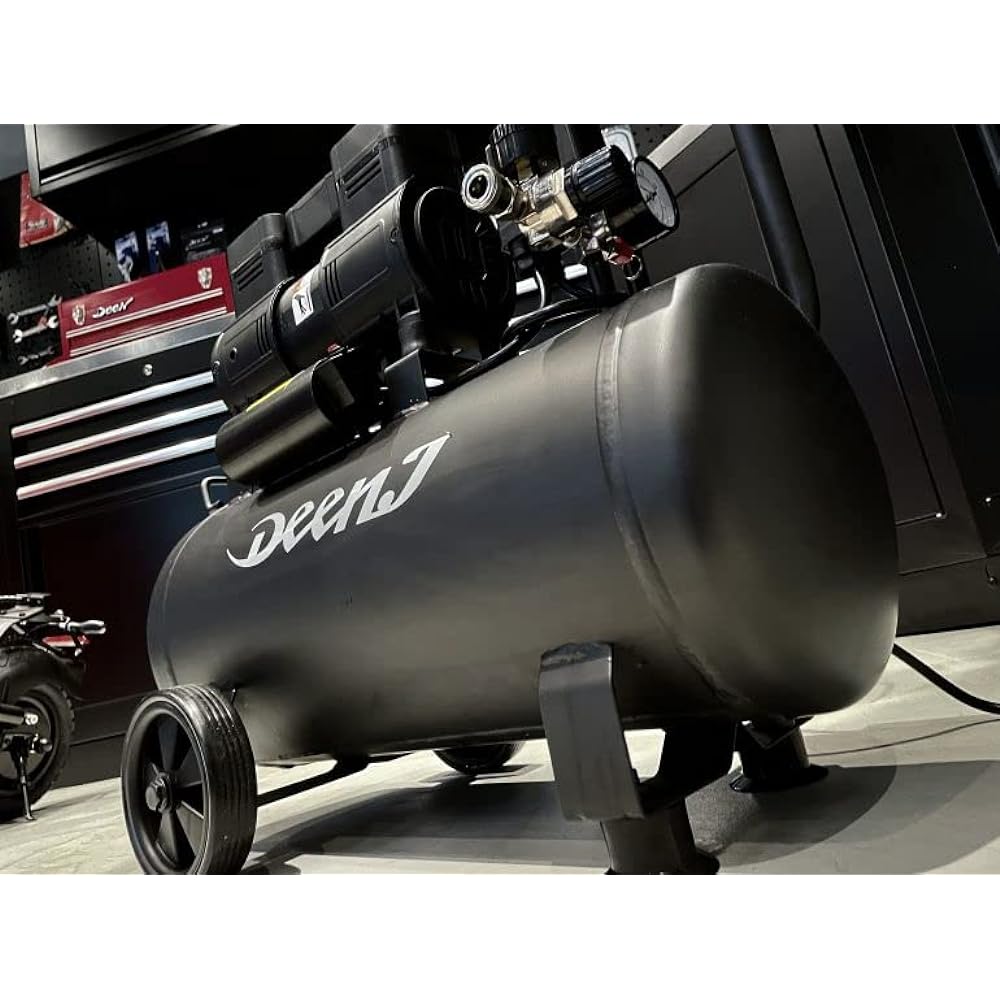DEEN.J Air Compressor Silent Type 30L Black