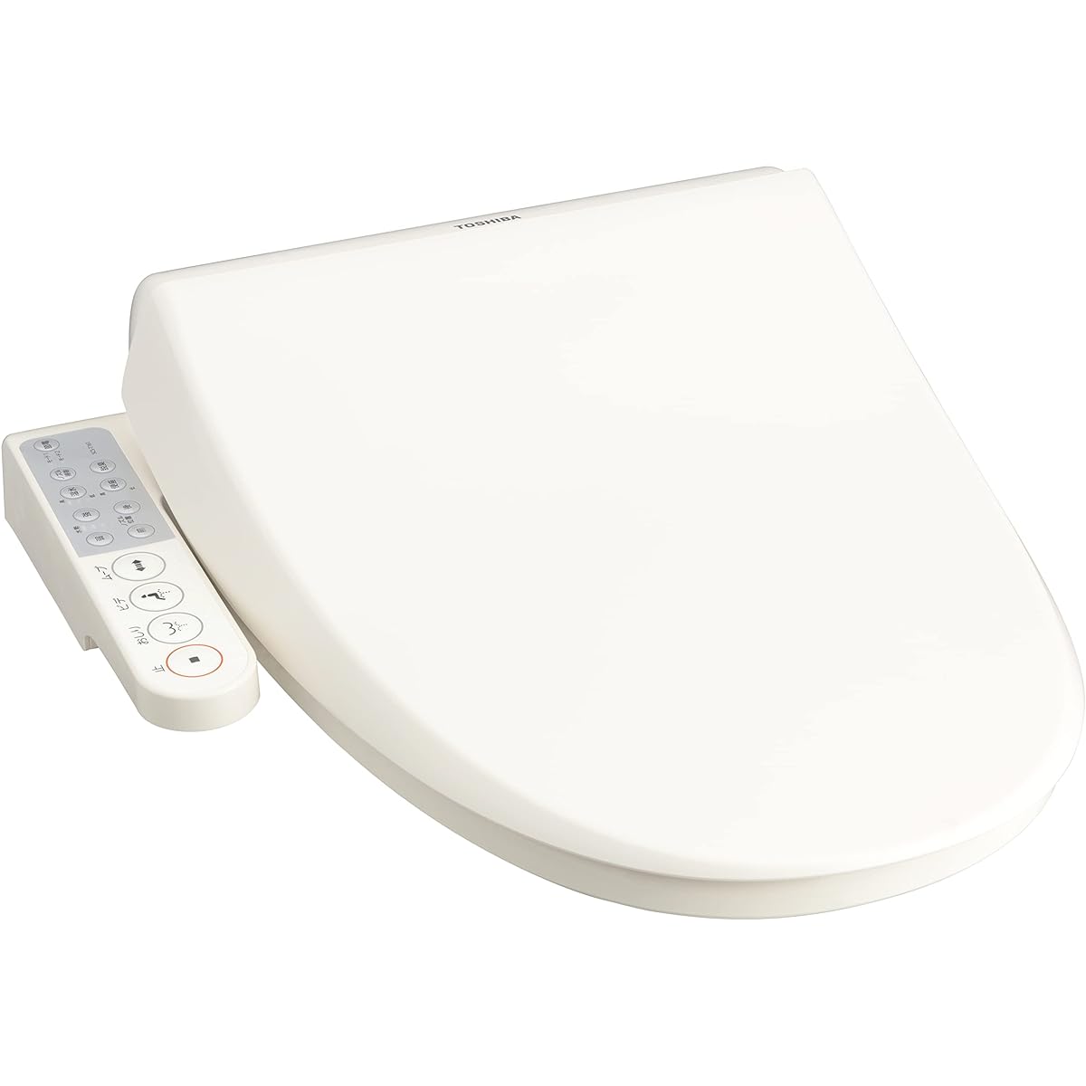 Toshiba Warm Water Wash Toilet Seat Clean Wash Stainless Steel Nozzle Auto Deodorizer SCS-T161 Pastel Ivory