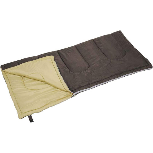 CAPTAIN STAG Sleeping bag sleeping bag [minimum operating temperature 7 degrees] Envelope type sleeping bag Ferrer Filling amount 1200g Brown