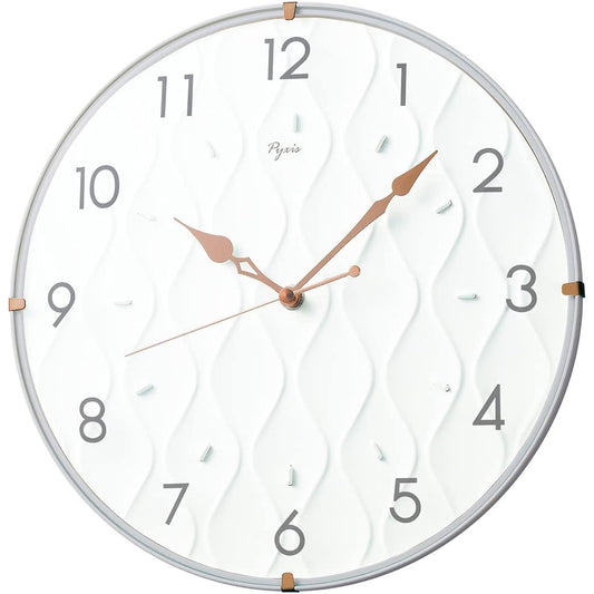 Seiko Clock Wall Clock PYXIS Gray Diameter 301 x 50mm NA702W