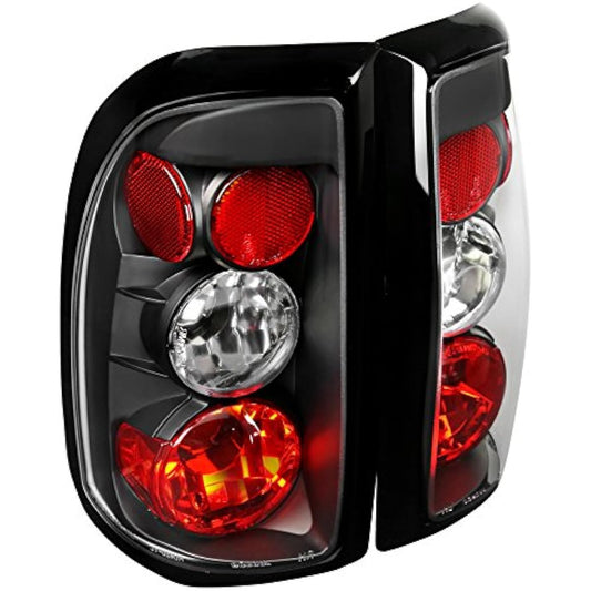 SPEC-D TUNING LT-DAK97JM-TM DODGE DAKOTA R/T Pickup Track Black Tail Light