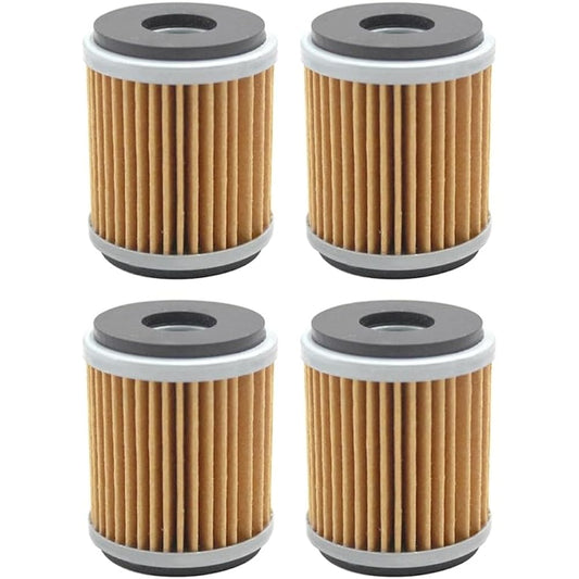 [Parts] Motorcycle Dirt Bike Oil Filter Vp125 × YP125RA X-Max ABS YP125R Sport Buiness Xt250x Xt250 Xg250 Trick (Color : 4 Pcs)