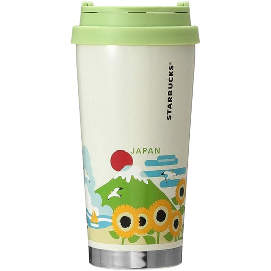 STARBUCKS Starbucks You Are Here Collection Stainless Steel Tumbler JAPAN Summer 473ml Japanese Style Sunflower Seagull Castle Fireworks Daruma Summer Mt. Fuji Green Thermal/Cold Japan Limited Coffee