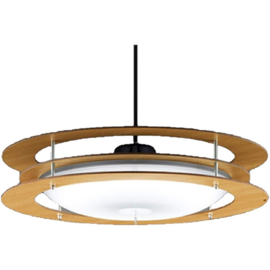 Orderic Pendant Light Dimmable/Tonal Type Reversible Shade Natural Color, Ebony Brown ~8 Tatami SH4028LDR