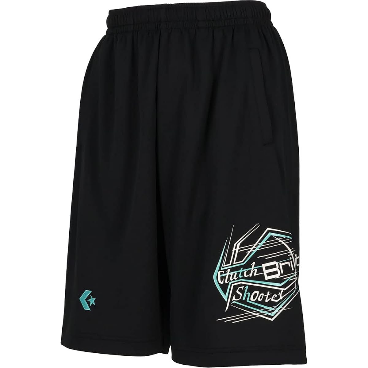 [Converse] Basketball Shorts, Junior Practice Pants (with Pockets), Sweat Absorbent, Quick Drying, CB432852 Kids