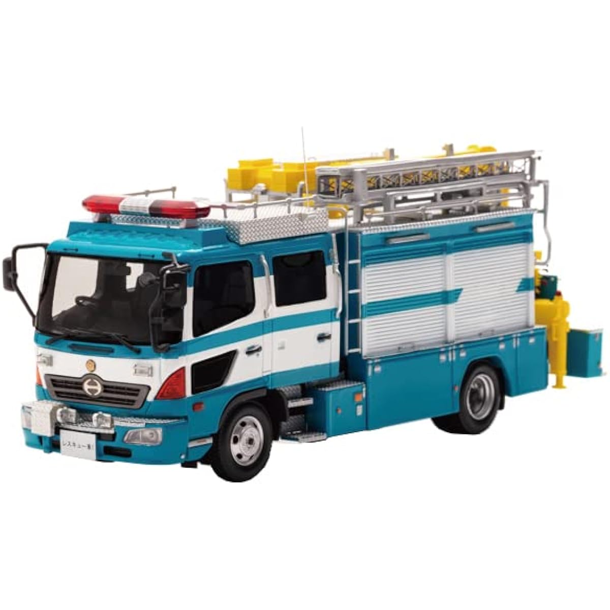 Hiko Seven RAI'S 1/43 Hino Ranger 2011 Police Headquarters Security Department Riot Police Rescue Vehicle Complete Product