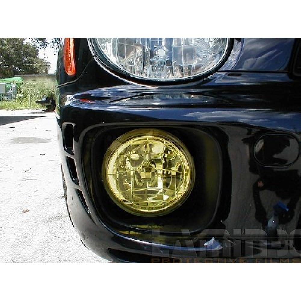Subaru WRX Impreza (02-03) Fog Light Vinyl Film Cover LAMIN-X YELLOW