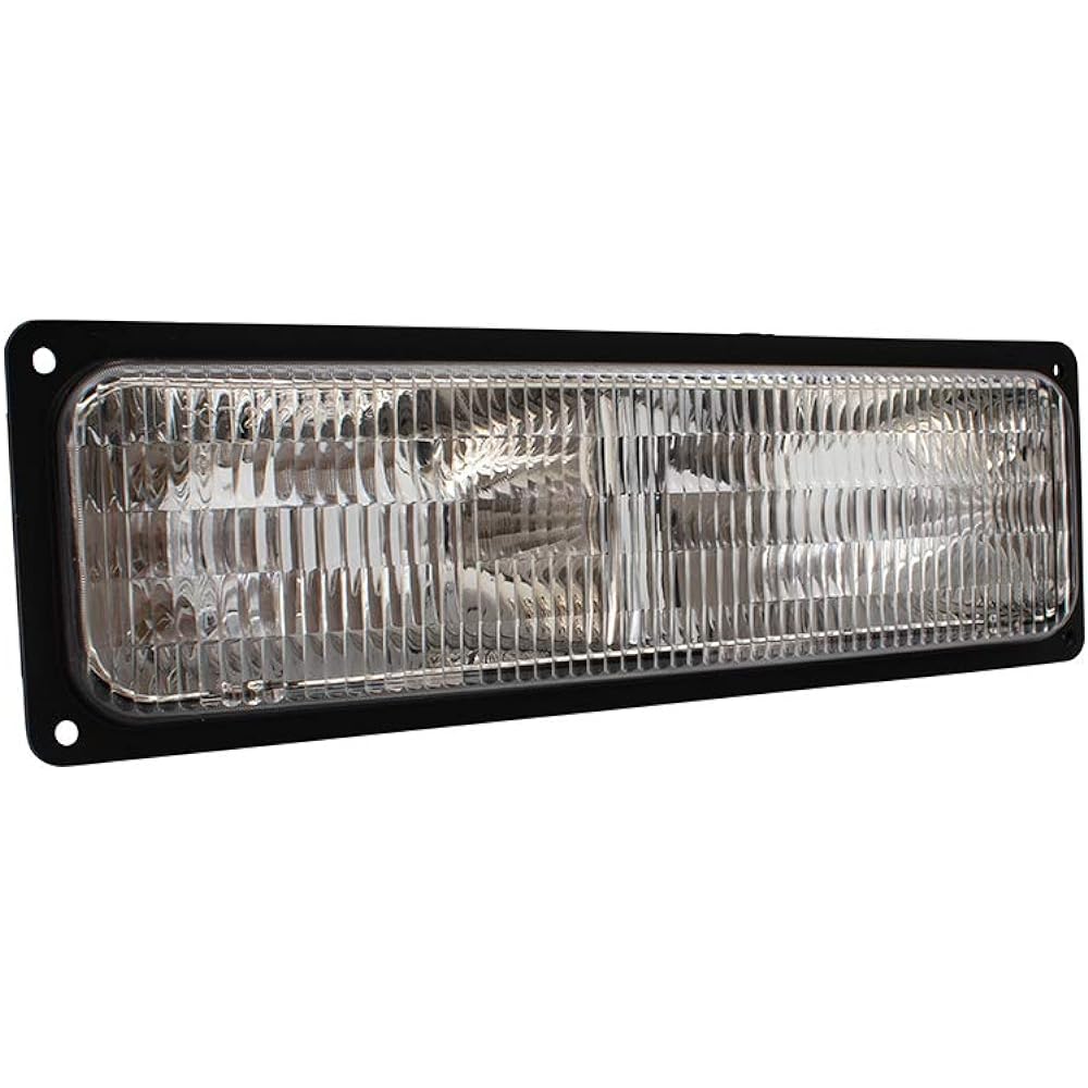 Pair Set PARK SIGNAL Front Marker Light Lamp Replacement 94-02 GM SUV Pickup Track Composite Head Lamp 5976837 5976838