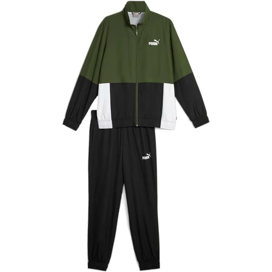 PUMA 678442 Men's Jersey Top and Bottom Set Training Woven Tracksuit