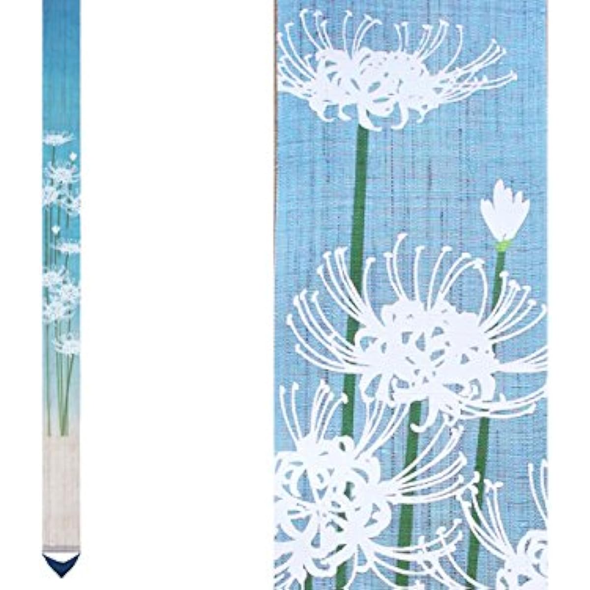 Thin Tapestry "White Manjusha" Japanese Modern Summer Four Seasons Hand Painted Tapestry Hemp