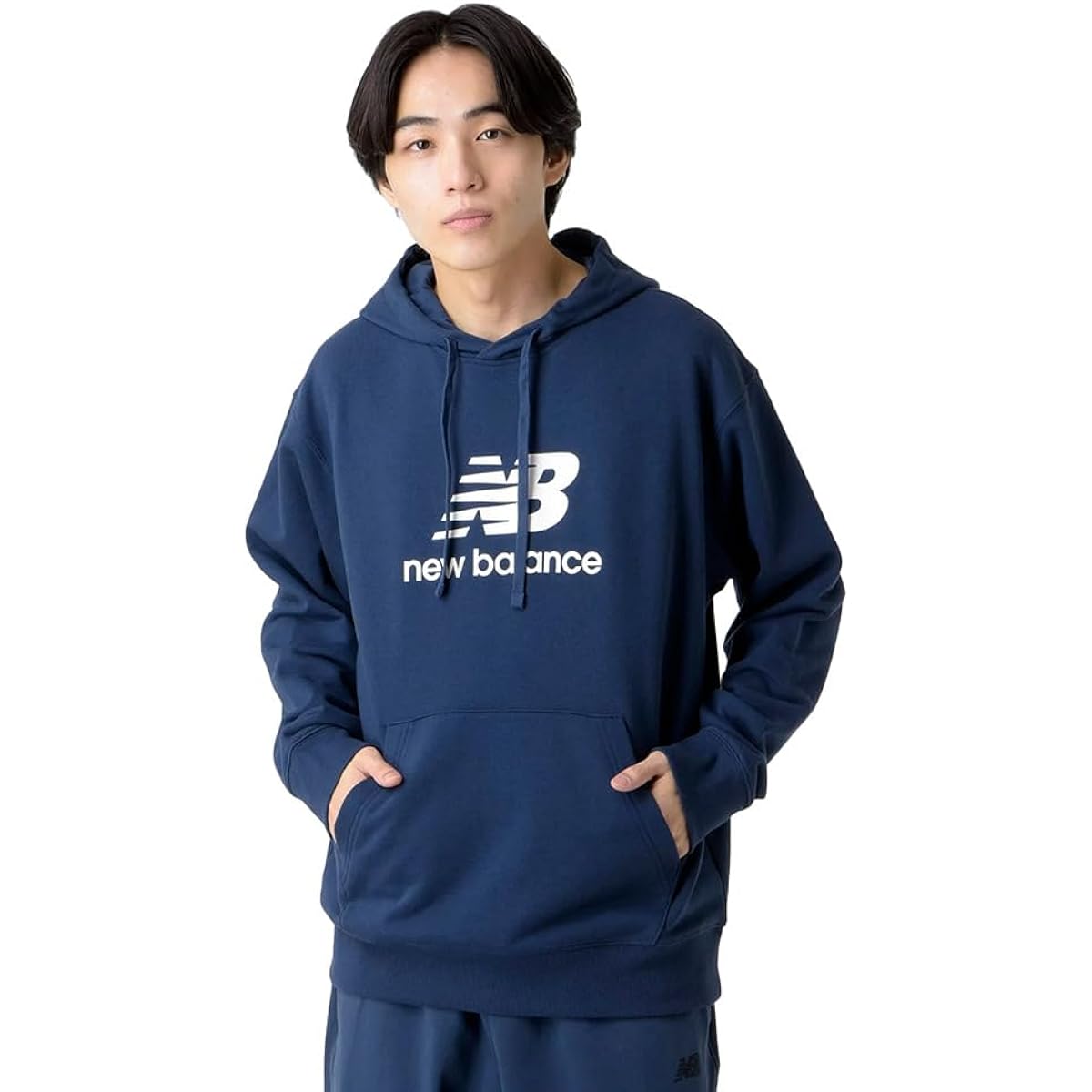 [New Balance] Men's Hoodie Stacked Logo Sweat Hoodie (MT41501)