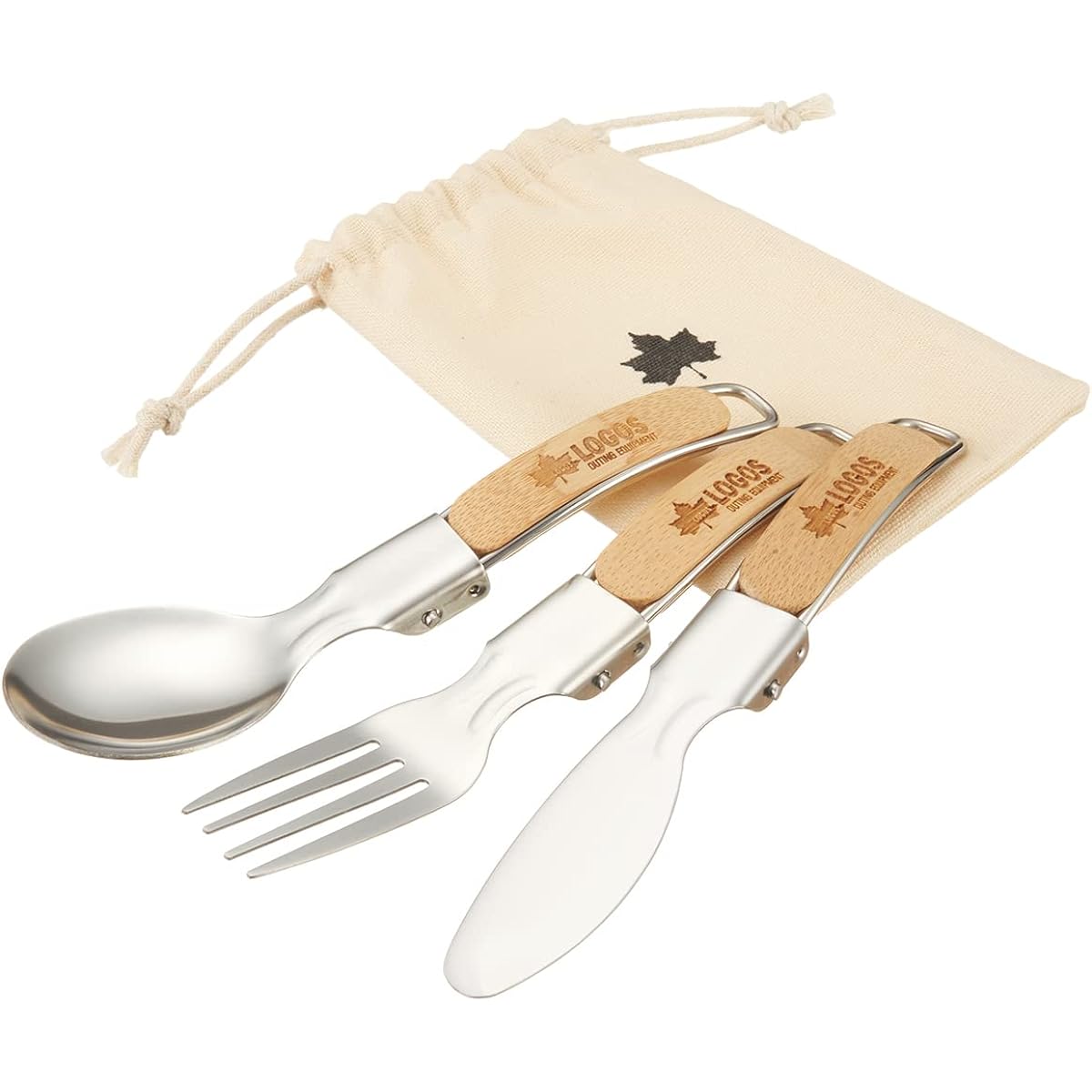 LOGOS Stainless Steel Cutlery Set 81285042 Silver (approx.) Length 15cm