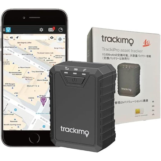 Trackimo TRKM110-T 4G model 365 days communication fee included Real-time GPS transmitter for vehicle tracking Large capacity battery model GPS tracker Small waterproof