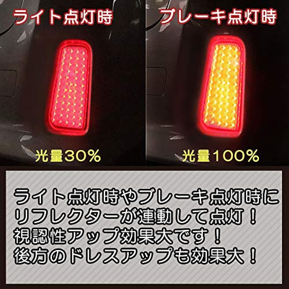 Alphard Vellfire 30 Series Reflective Function LED Reflector Set with Power Output Wiring