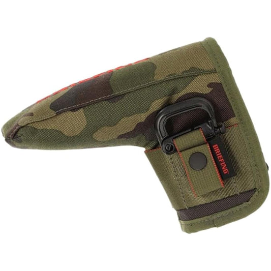 BRIEFING GOLF PUTTER COVER VORTEX VORTEX CANVAS SERIES BRG211G48 BRG 161 GREEN CAMO (Green)