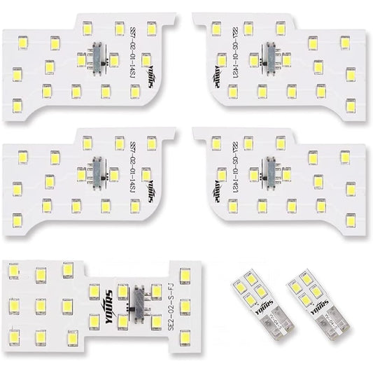 YOURS T33 X-Trail LED room lamp set [No glass roof] [White] Specially designed for Nissan X-TRAIL Interior light Brightness adjustment Special tool included Nissan custom parts accessories Dress up NISSAN y408-008 [2] M