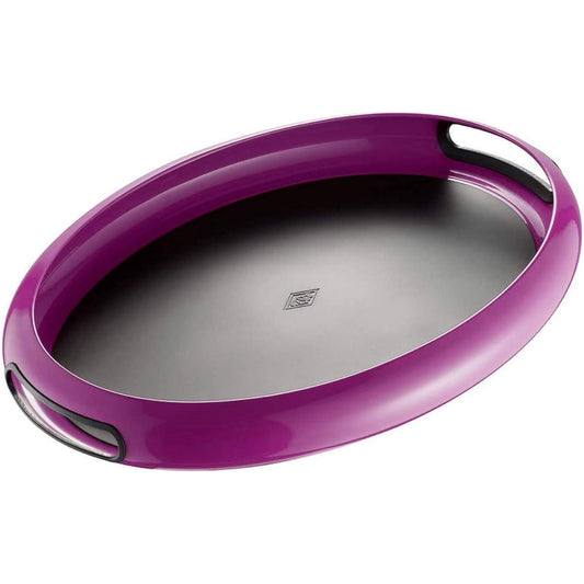 WESCO Tray Violet Size: 50 x 35 x 5.3cm Oval Tray SPACY TRAY 322102-36