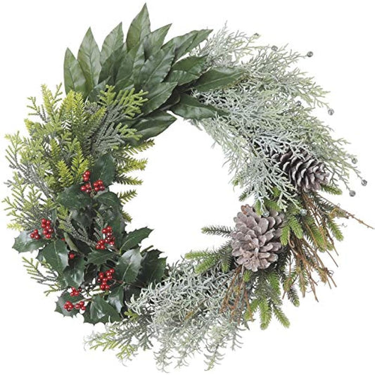 ASCA Mixed Wreath Green Diameter 60cm AX69255