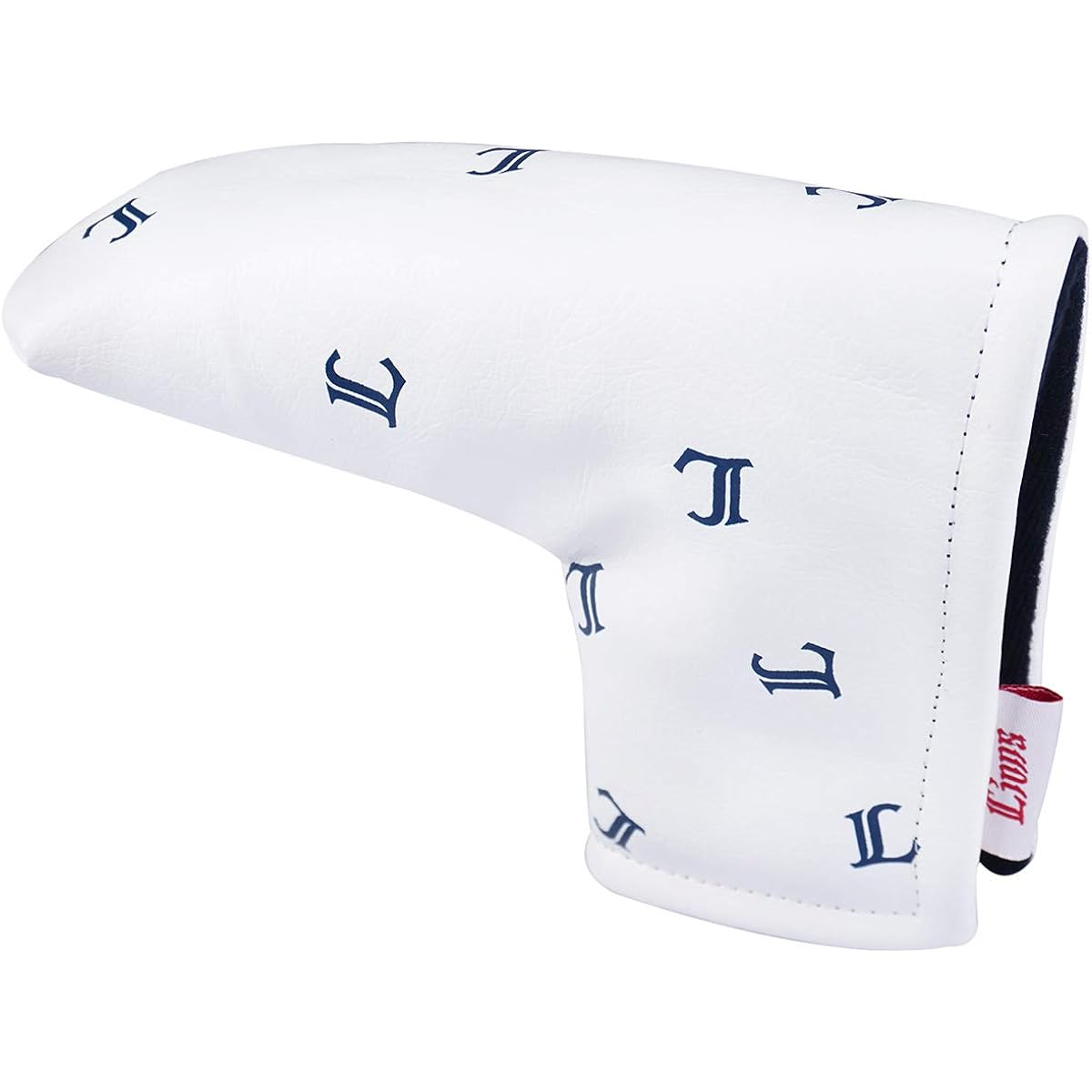 Rezax Head Cover Saitama Seibu Lions Putter Cover for Blades and Mallets White SLPC-0556