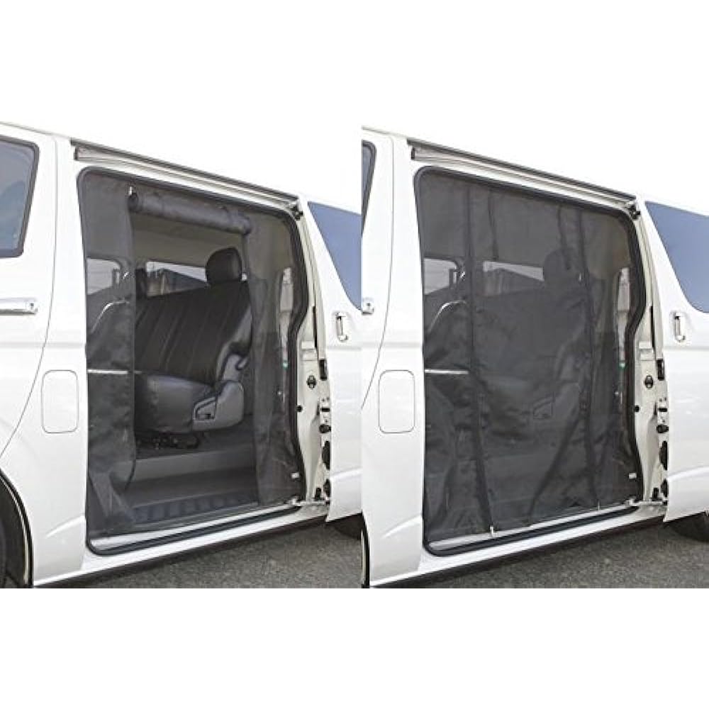 Rim Insect Net [For Left Sliding Door] [Double Zipper] 200 Series Hiace [High Roof Only] L22-009 L22-009